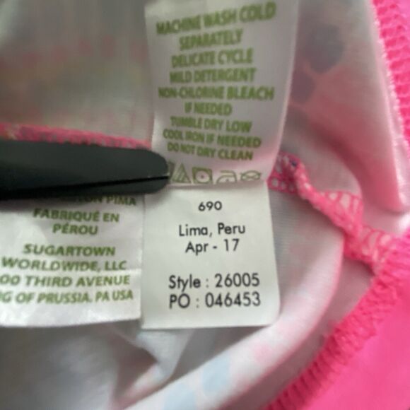 Lily Pulitzer Multicolor 100% Pima Cotton 3/4‎ Sleeve Dress Women's Size XXS - Picture 12 of 12